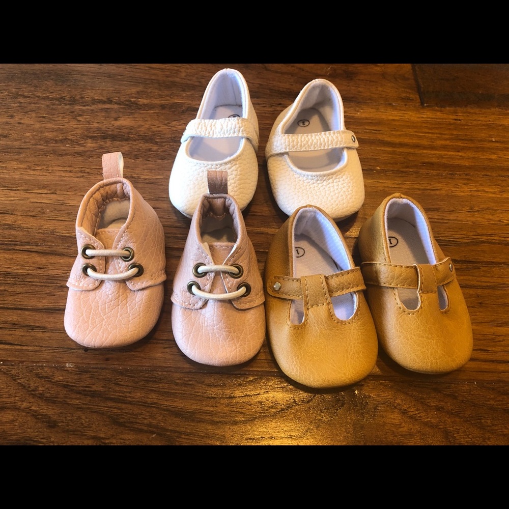 Never worn Sweet n Swag little girl shoes